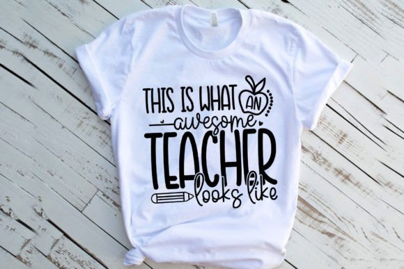 Awesome Teacher Graphics for Crafts Branding