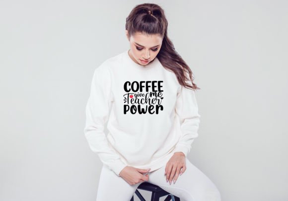 Coffee Teacher Power SVG for Crafts & Graphics