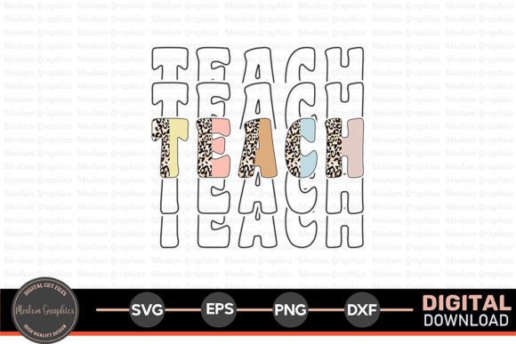 Retro Teacher SVG for Crafts & Graphics