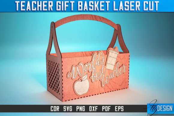 Teacher Gift Basket SVG: Crafts & Graphics