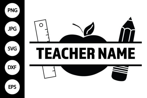 Teacher Name SVG: Graphics for Crafts